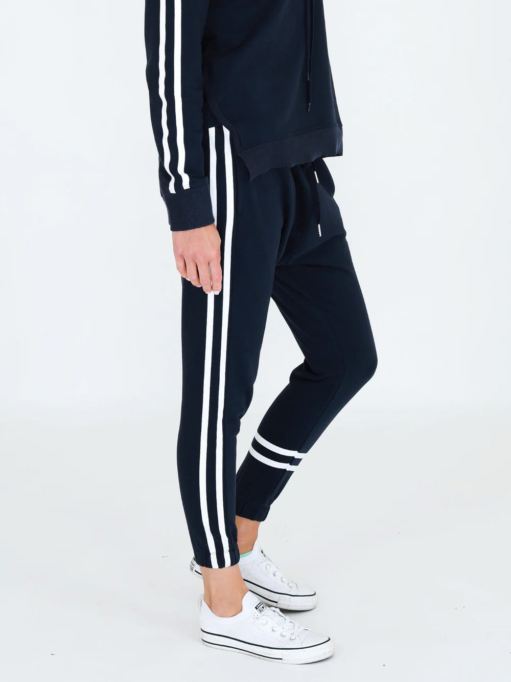 3rd Story Charlise Two-Stripes Sweatpants Ink