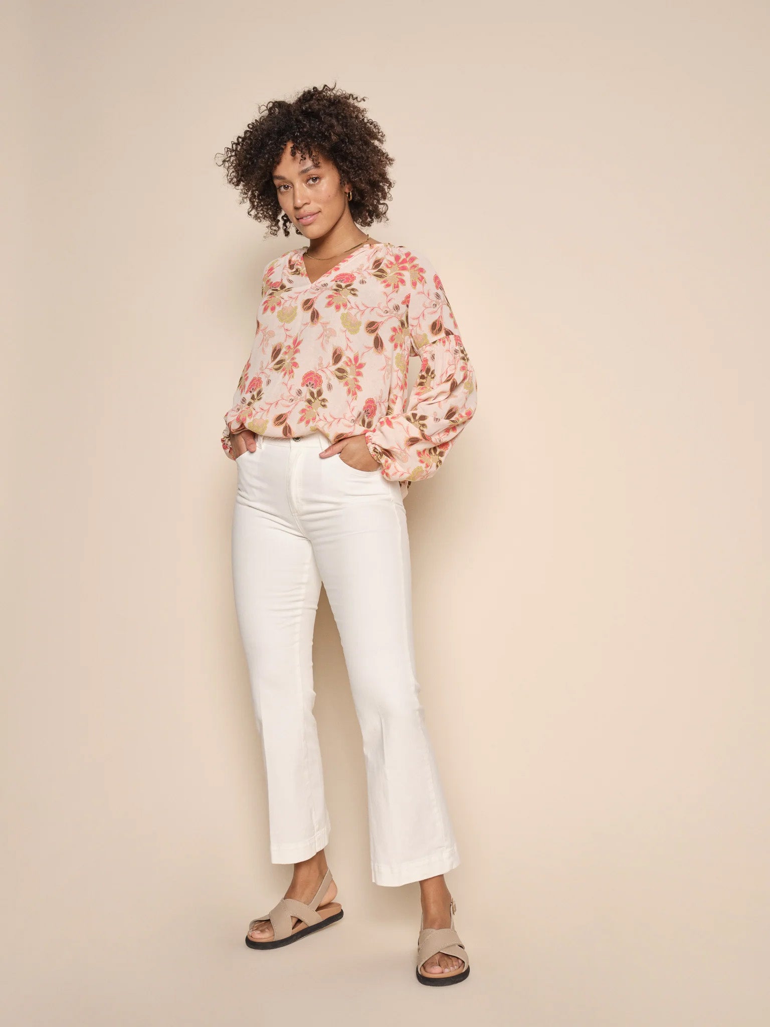 Mos Mosh Jessica Spring Pant White