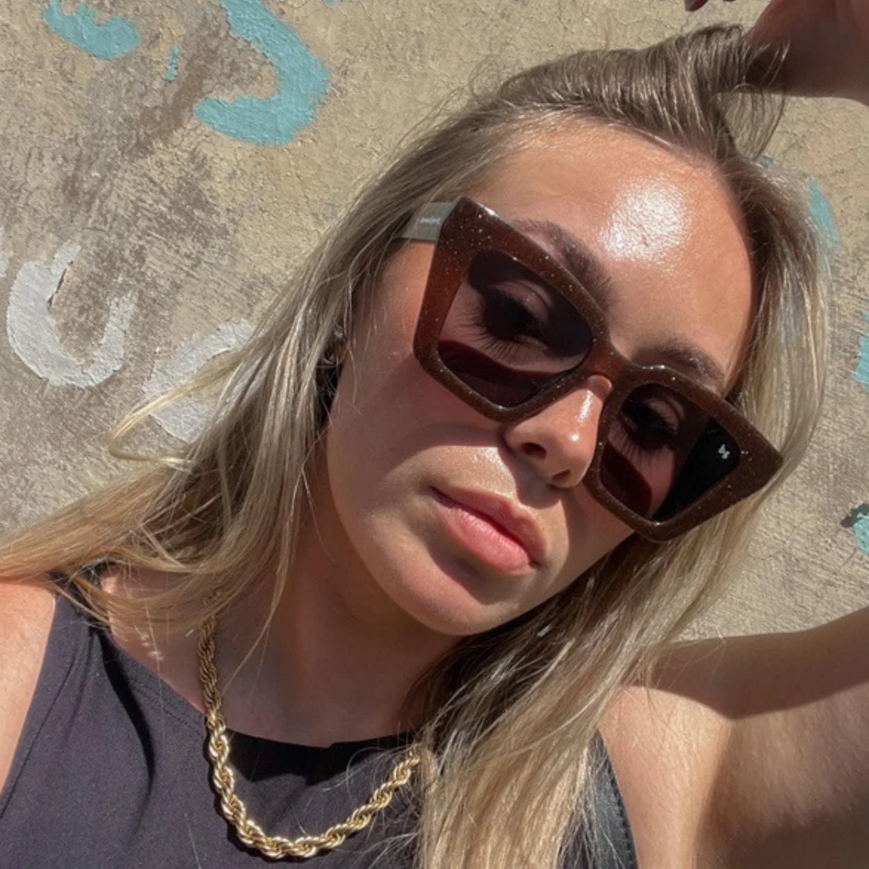 Bored George Piper Sunglasses Shimmer