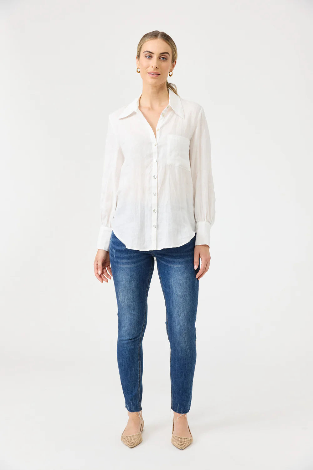 Eb & Ive Studio Shirt Salt