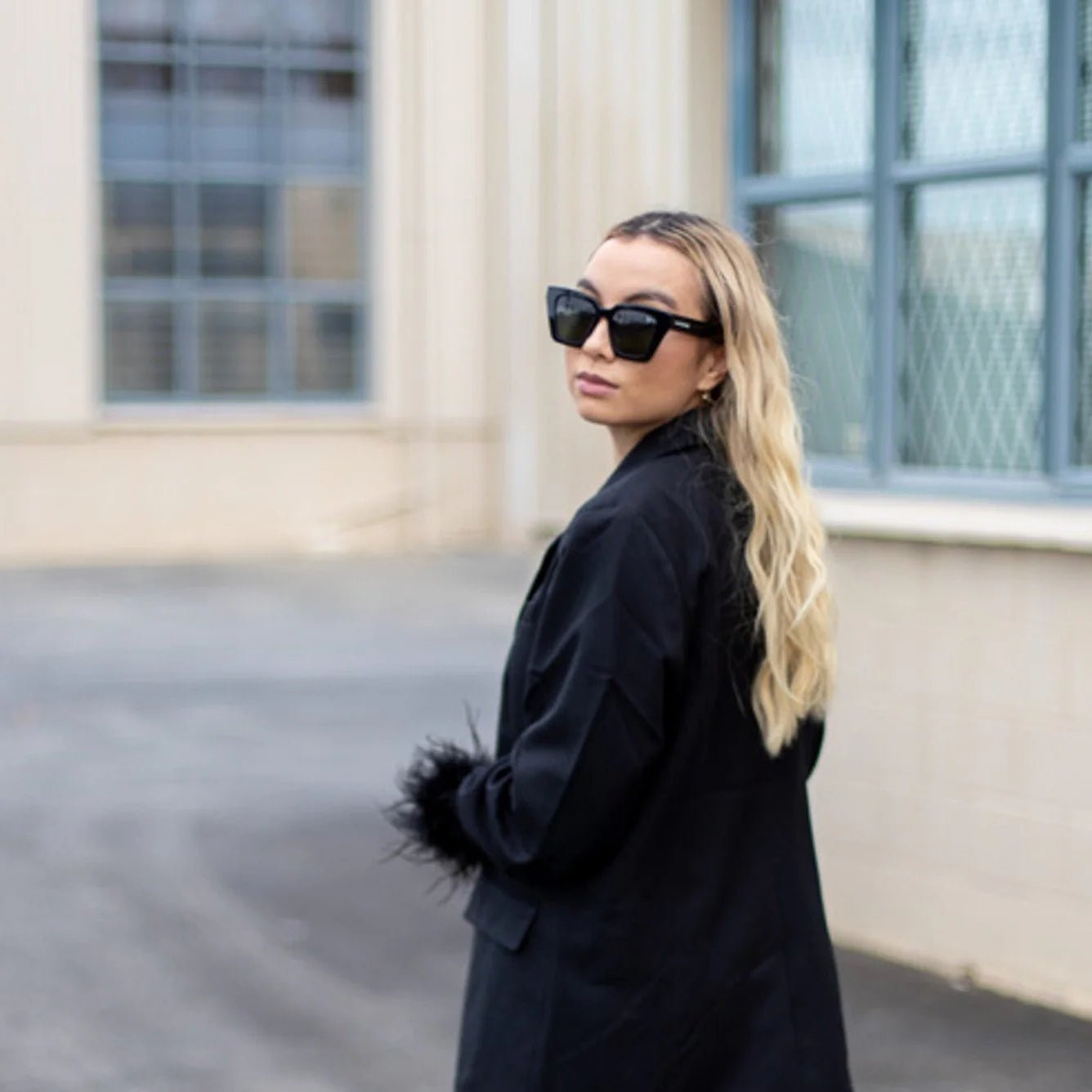 Bored George Piper Sunglasses Black