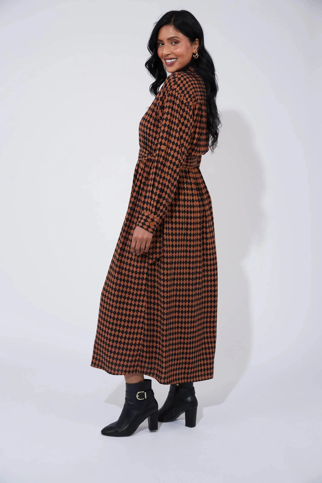 Haven Casablanca Dress - Kohl/Dune