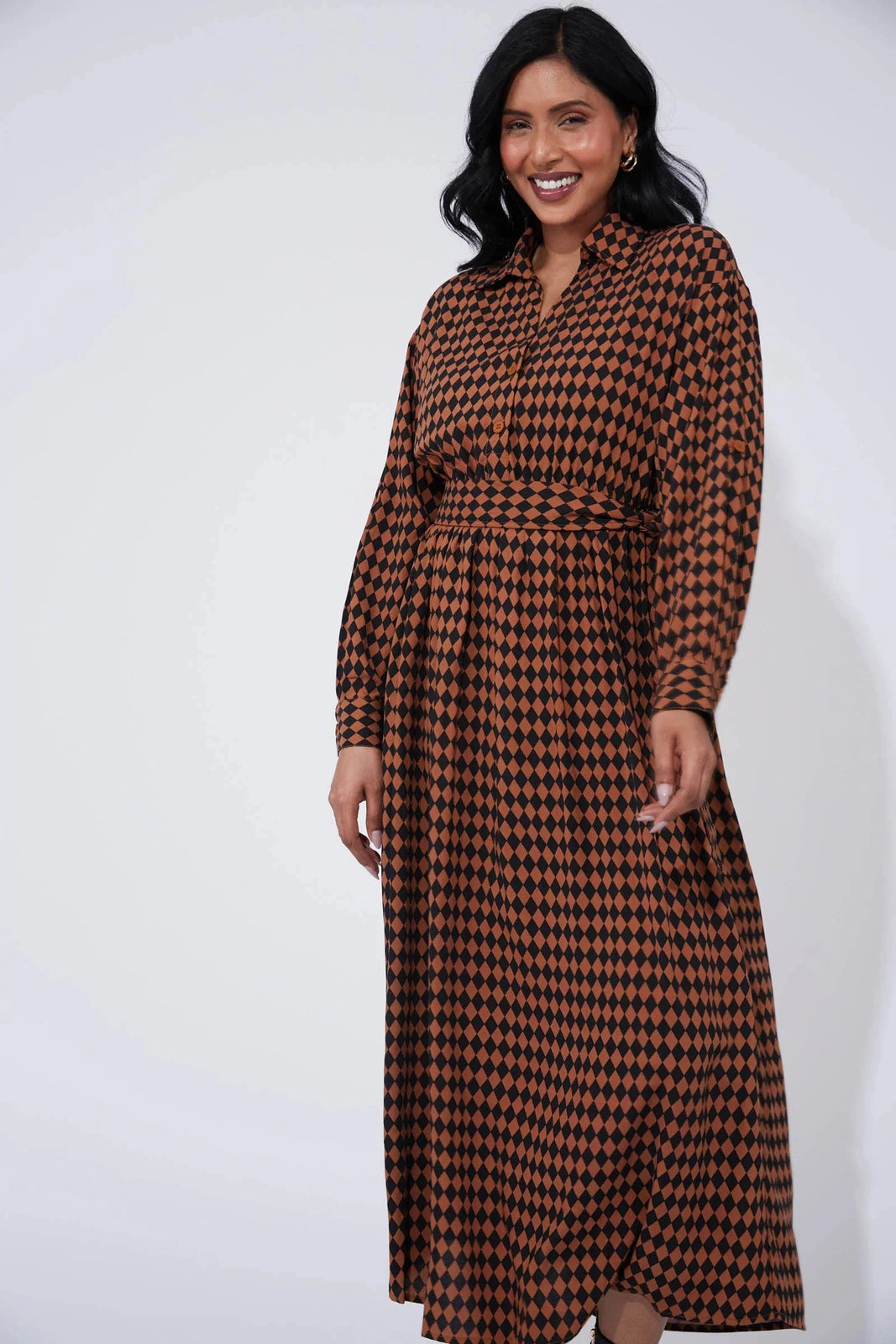 Haven Casablanca Dress - Kohl/Dune