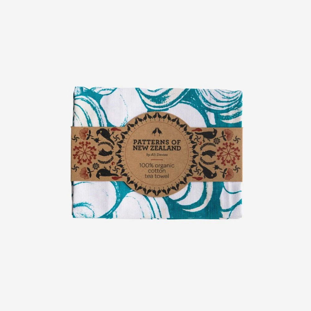 Ali Davies Tea Towel 100% Organic Cotton Shells