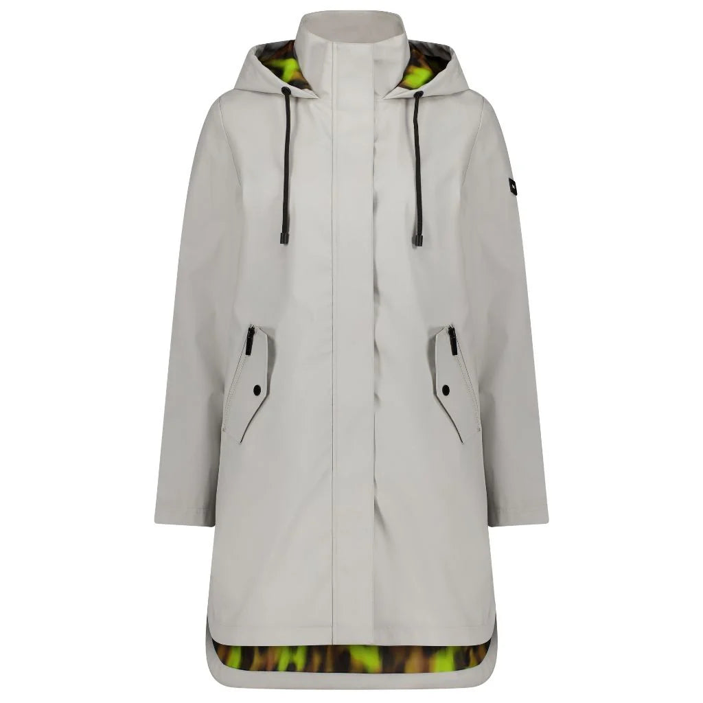 Moke Billie Raincoat Ice Crystal with Big Cat Blur Evie Kemp