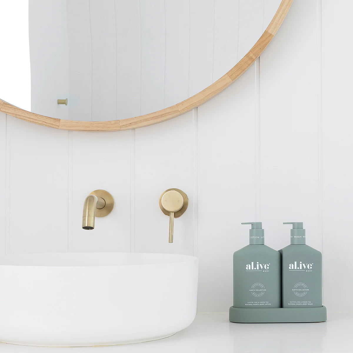 al.ive Wash + Lotion Duo: Kaffir Lime + Green Tea