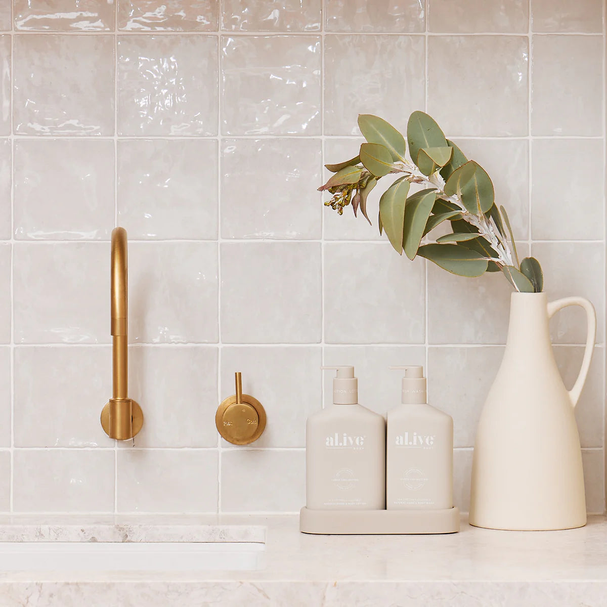 al.ive Wash + Lotion Duo: Sea Cotton + Coconut