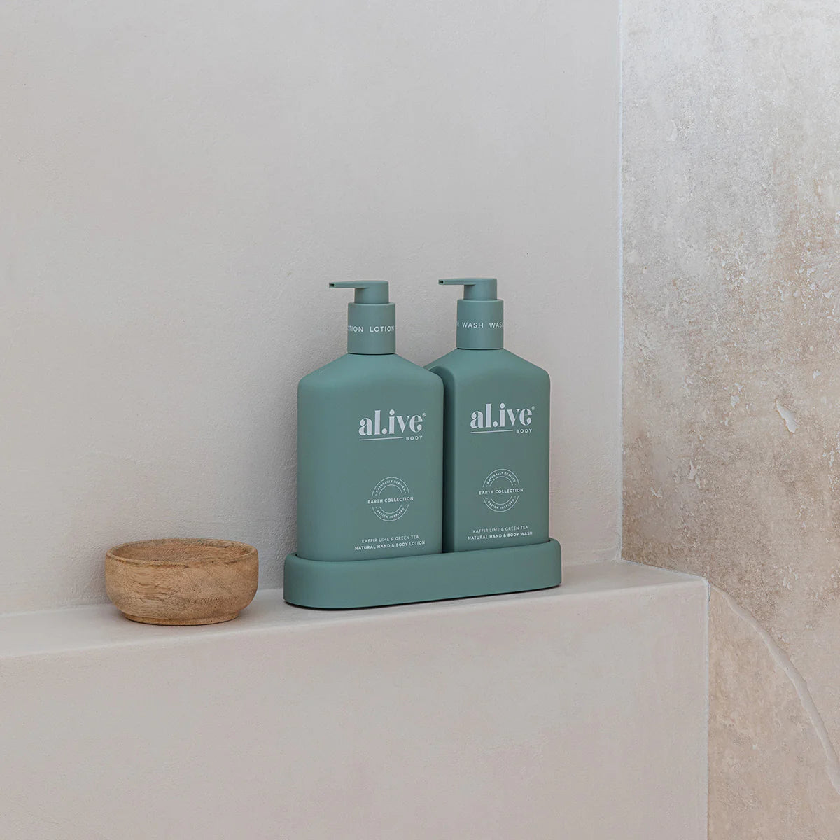 al.ive Wash + Lotion Duo: Kaffir Lime + Green Tea