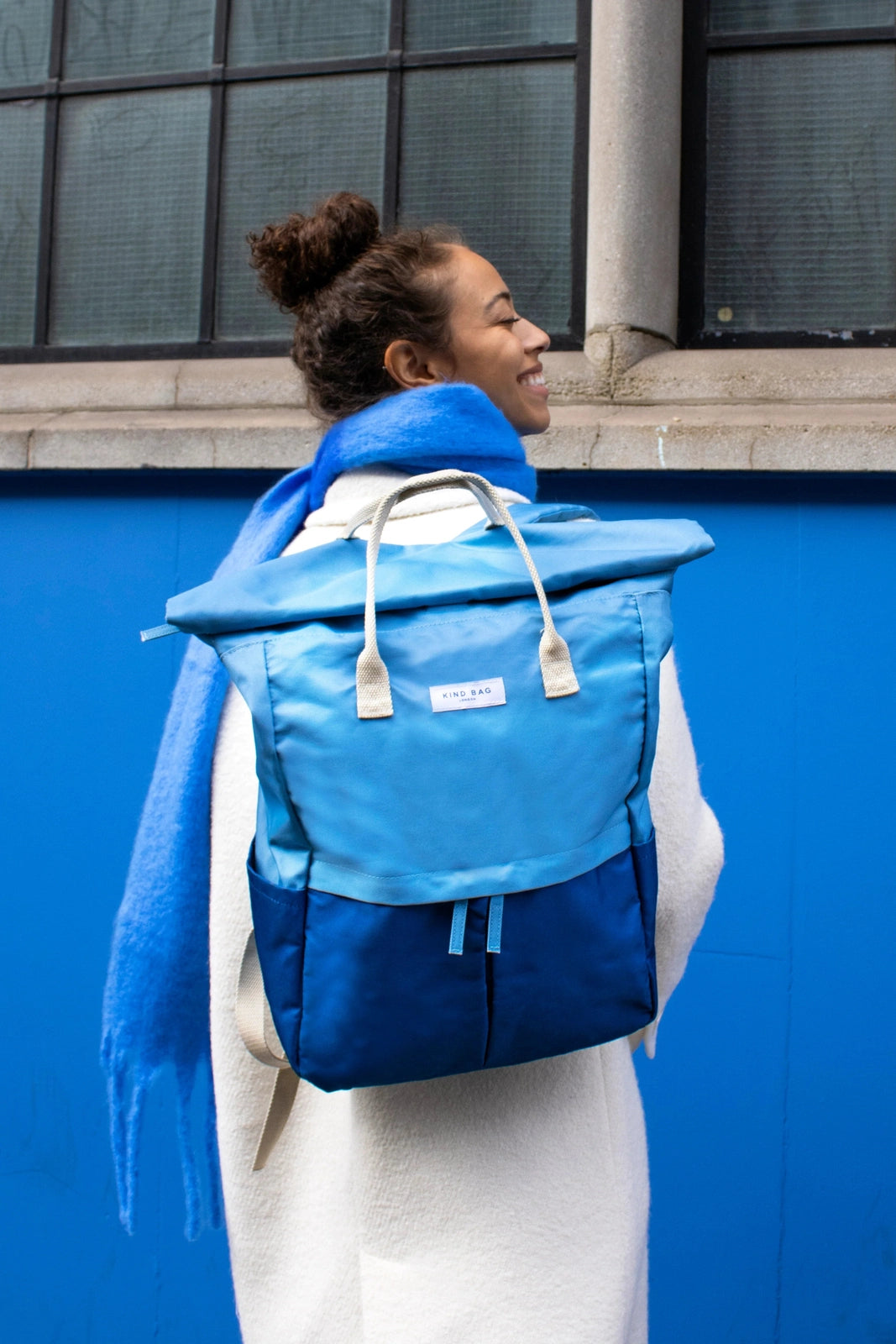 Kind Bag Large Backpack Blue Navy