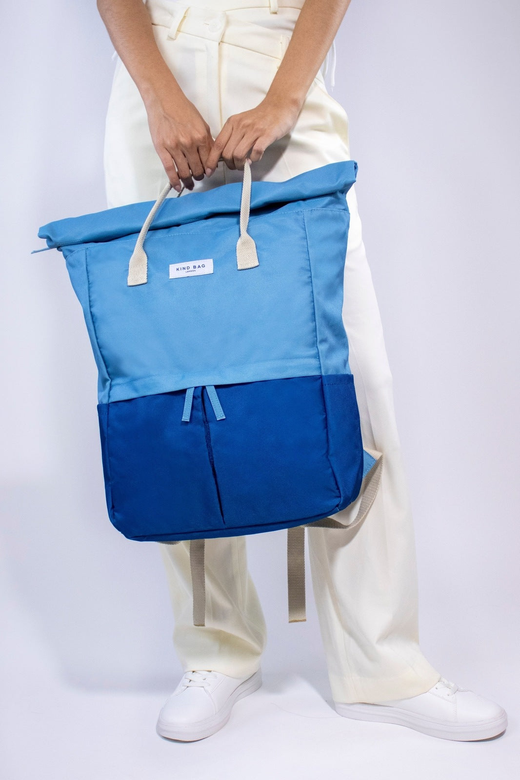 Kind Bag Large Backpack Blue Navy