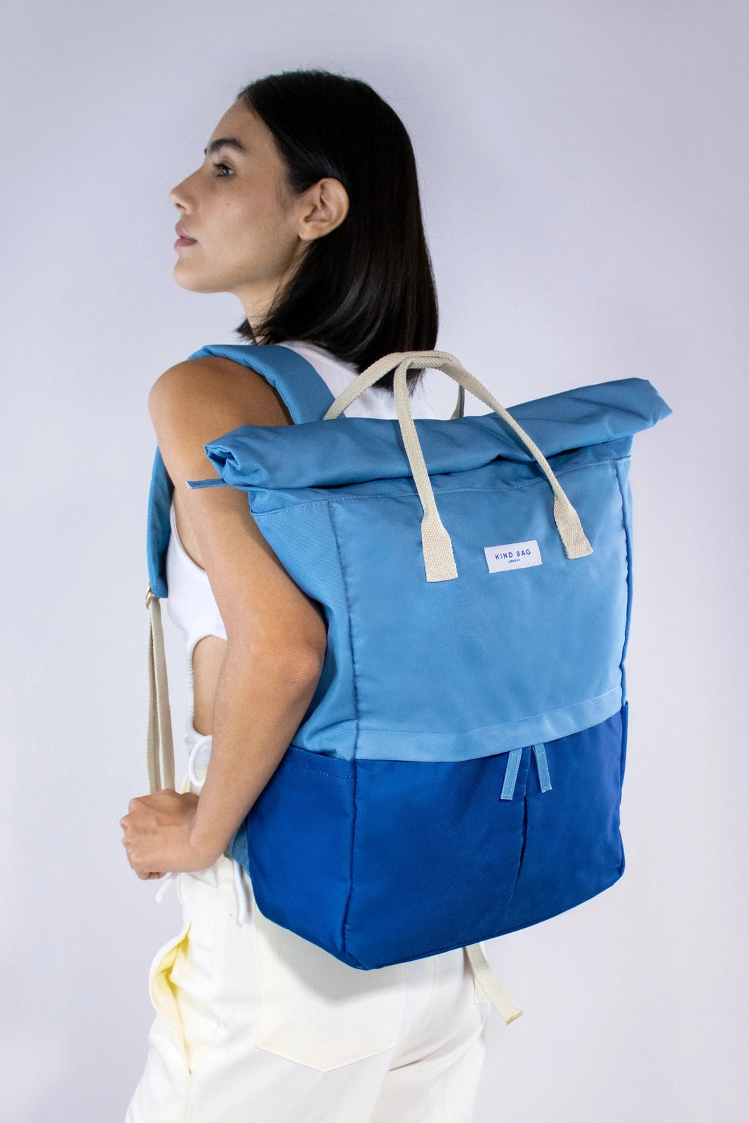 Kind Bag Large Backpack Blue Navy