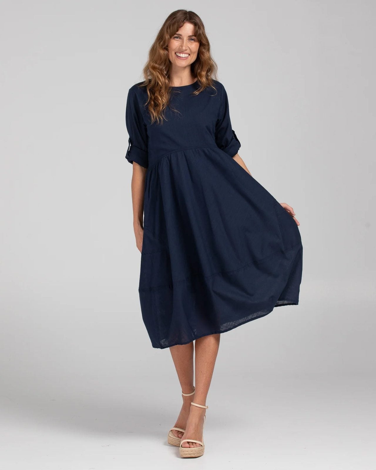 Boom Shankar Guru Dress Navy