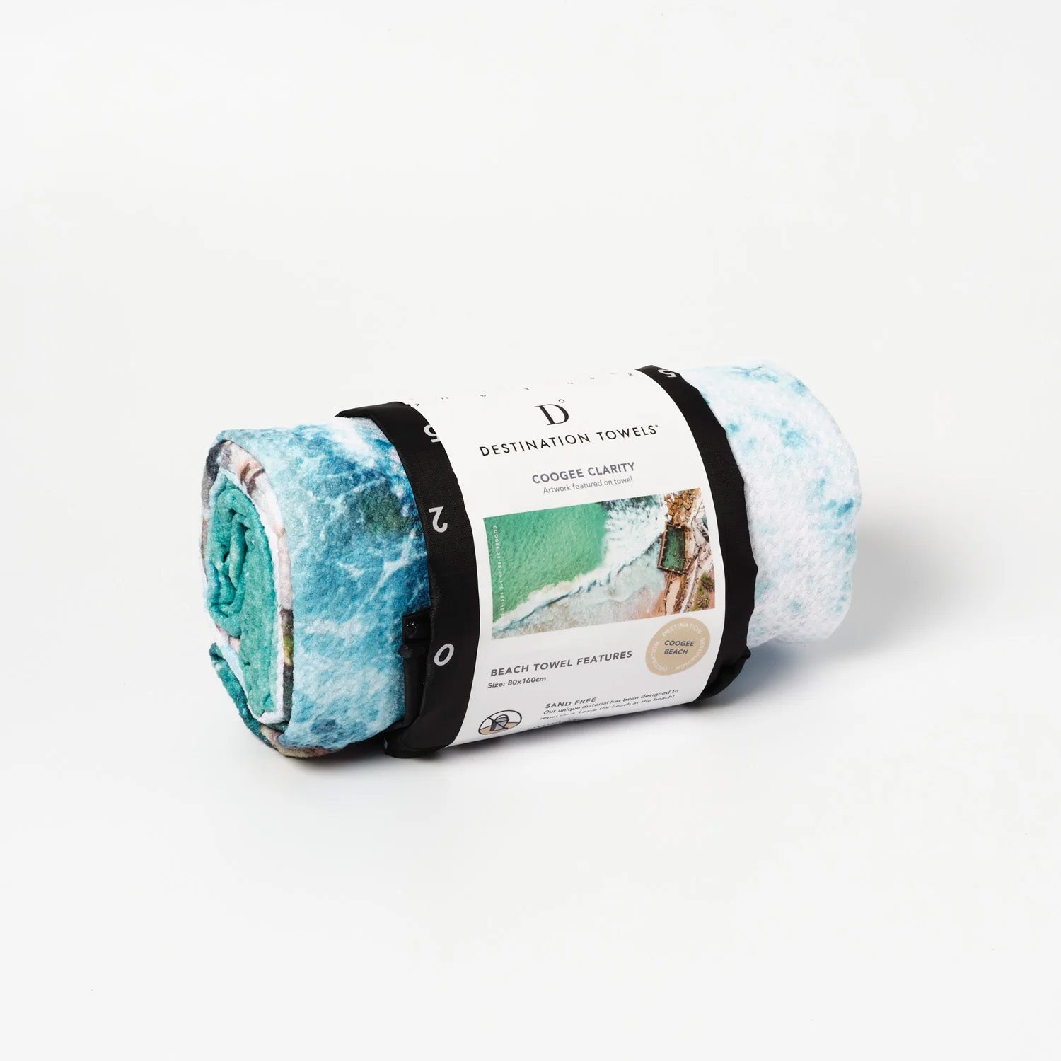 Destination Label Coogee Clarity Beach Towel
