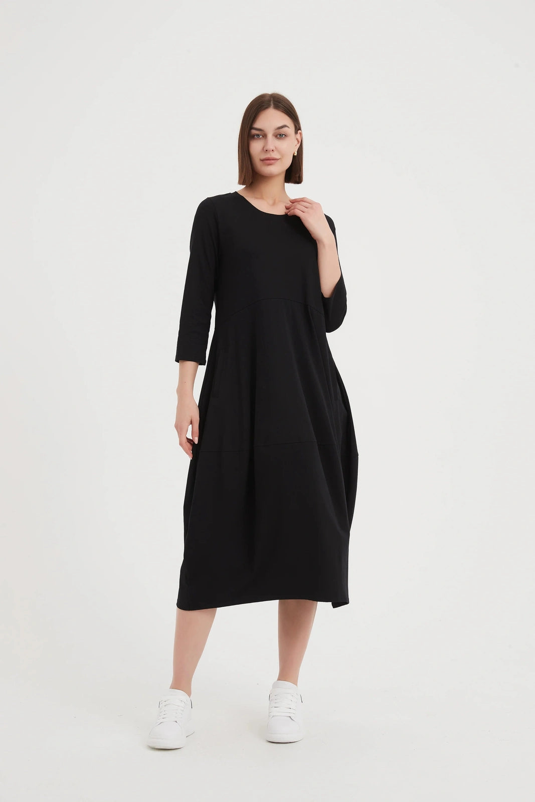 Tirelli Ovoid Jersey Dress Black