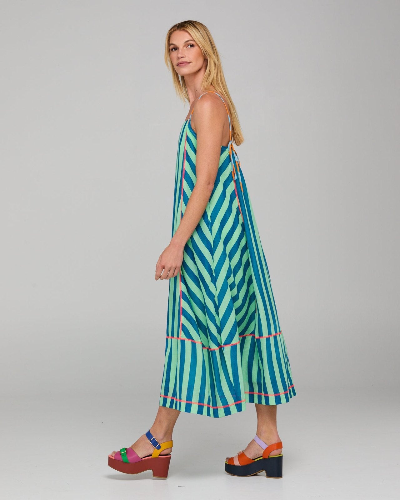 Boom Shankar Sami Dress Capri Blue