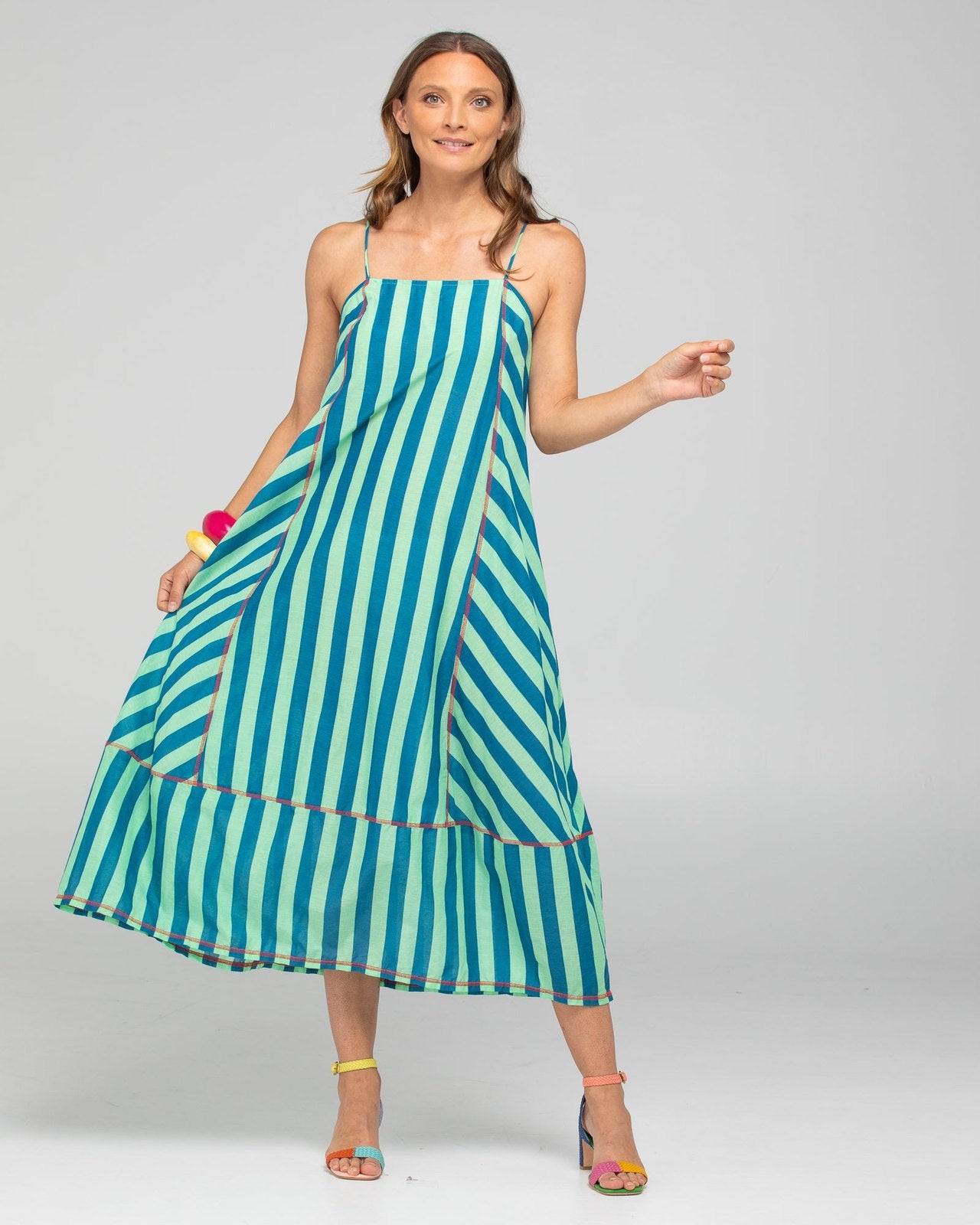 Boom Shankar Sami Dress Capri Blue
