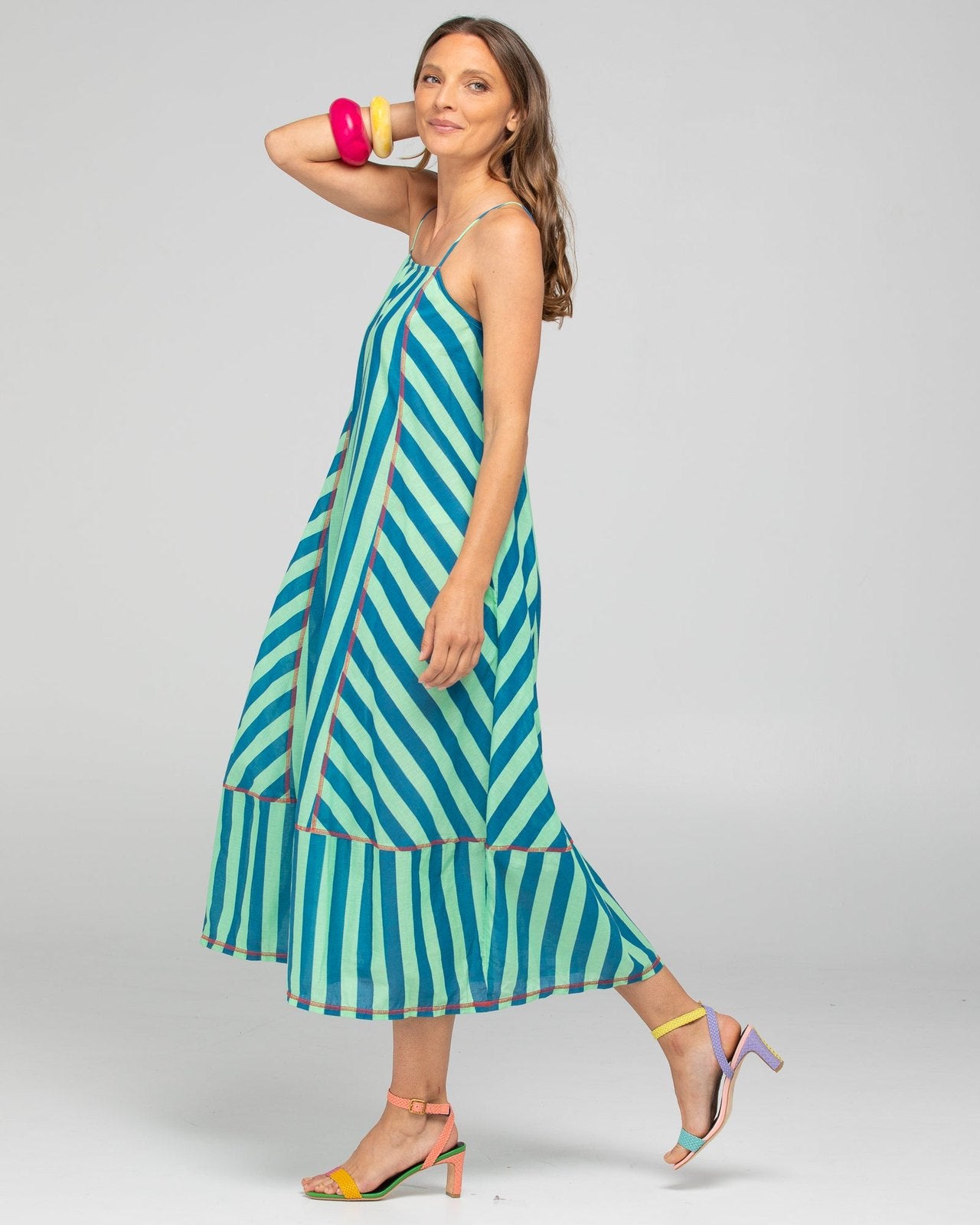 Boom Shankar Sami Dress Capri Blue