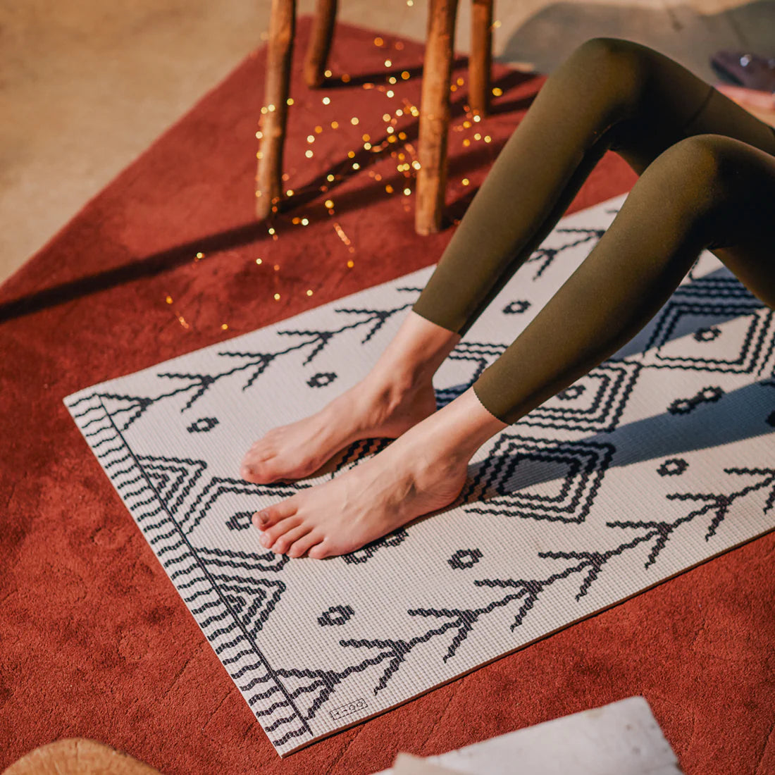 Doiy Yoga Mat Rug - Berber