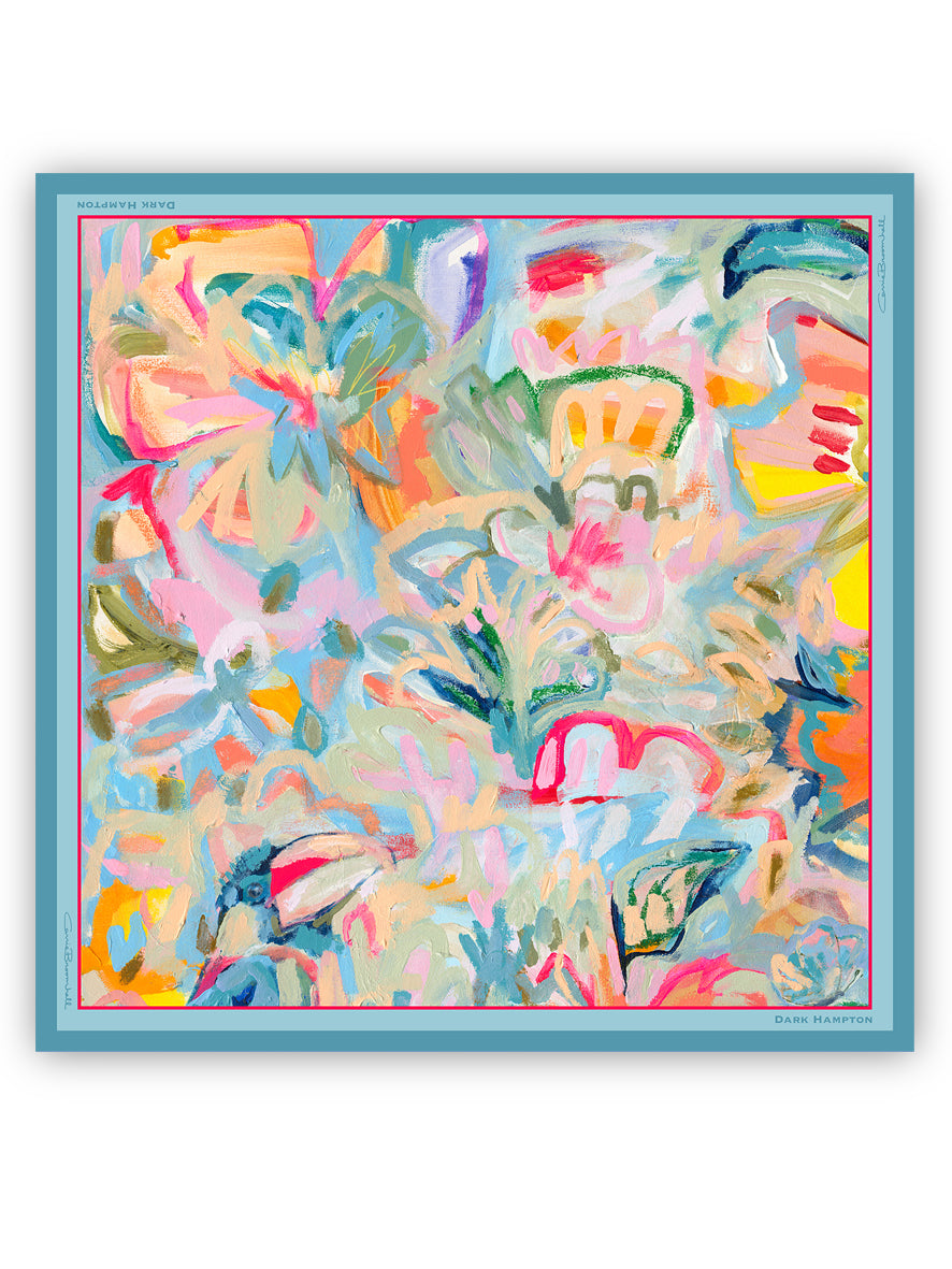 Dark Hampton Petite Silk Scarf Finn