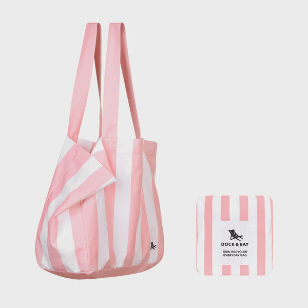 Dock & Bay: Beach Tote Bag M - Malibu Pink