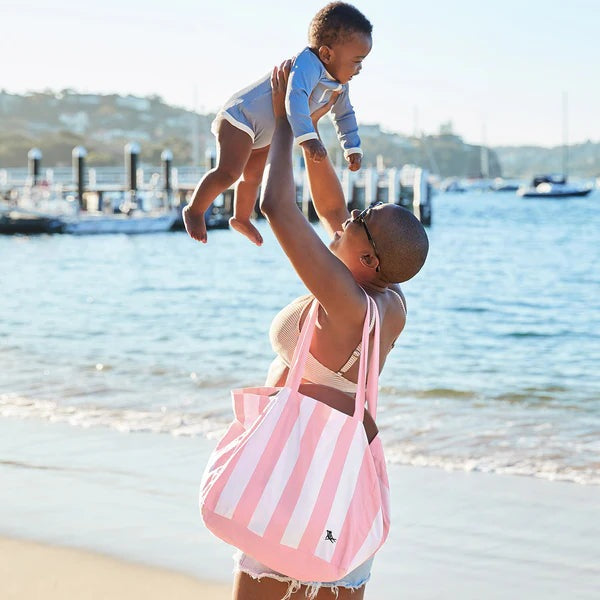Dock & Bay: Beach Tote Bag M - Malibu Pink