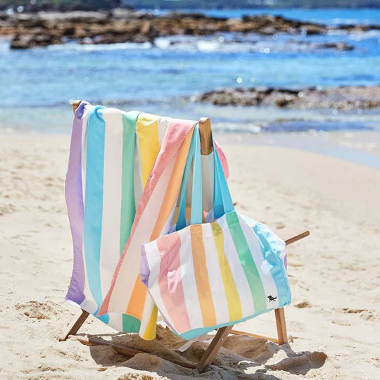 Dock & Bay: Beach Tote Bag M - Unicorn Waves
