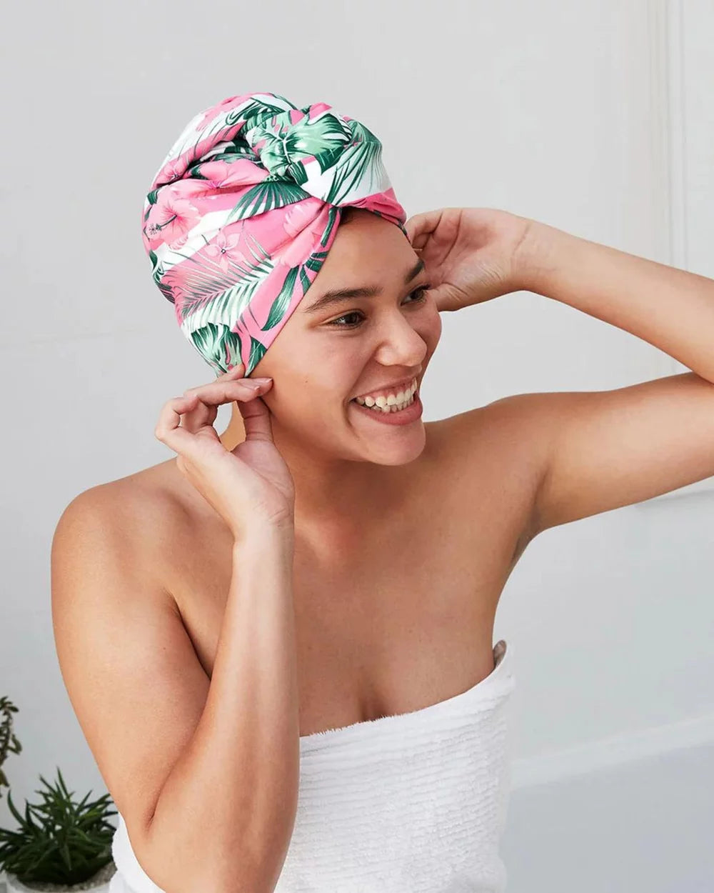 Dock & Bay Hair Wrap Botanical Collection Heavenly Hibiscus