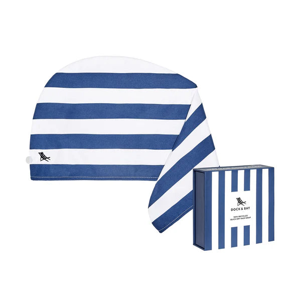 Dock & Bay Hair Wrap Whitsunday Blue