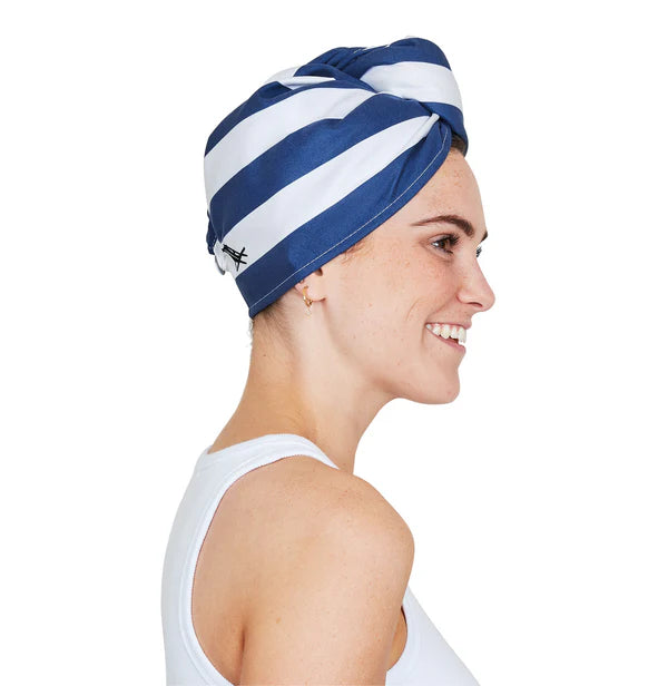 Dock & Bay Hair Wrap Whitsunday Blue