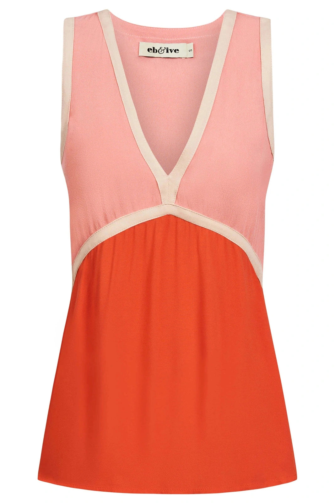 Eb & Ive Alegria Spliced Tank - Cameo/Coral