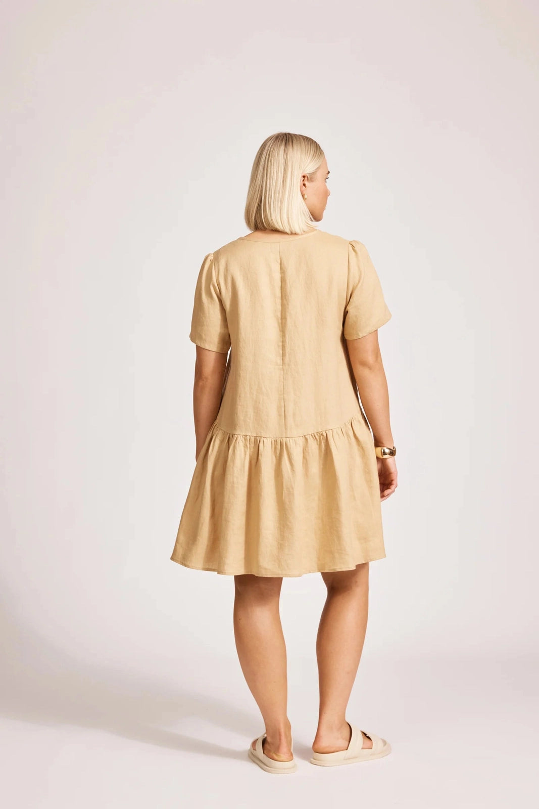 Eb & Ive Miramar Midi Dress Camel