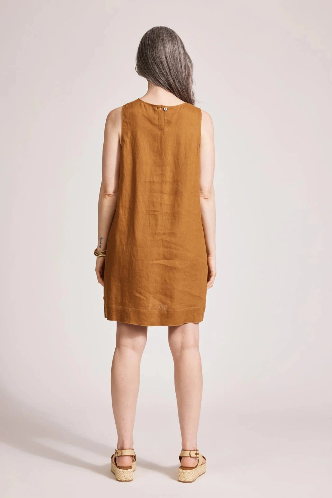 Eb & Ive Miramar Tank Dress Caramel