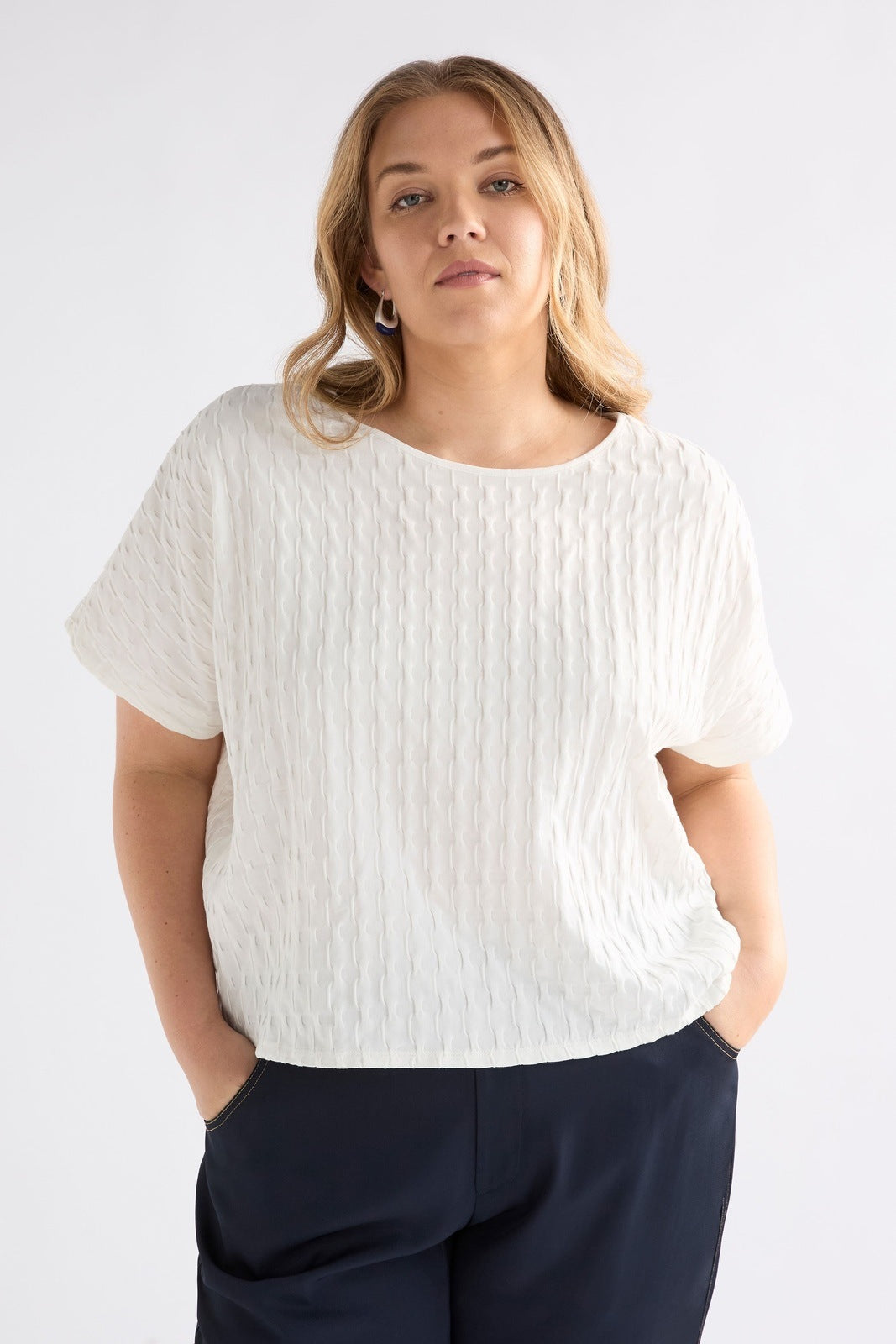 Elk Orta Boxy TShirt White