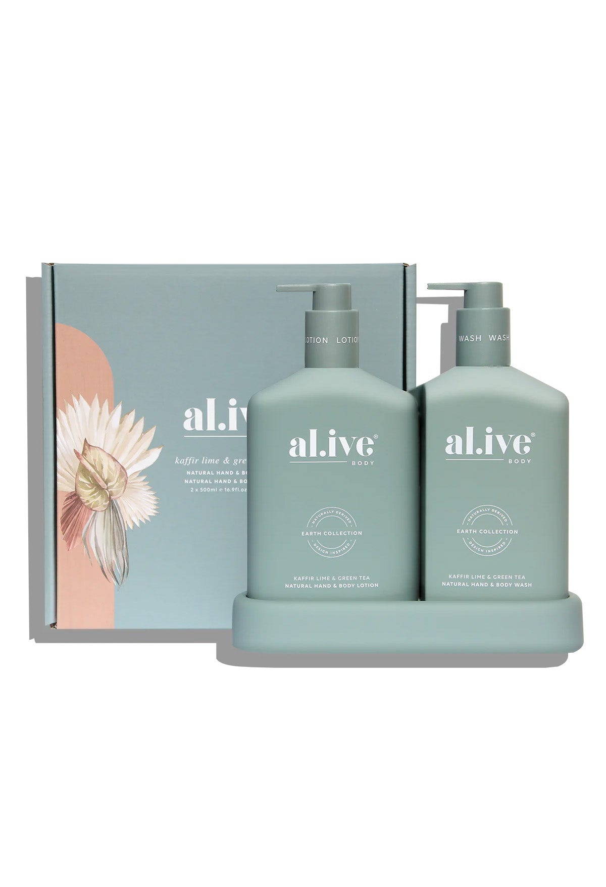 al.ive Wash + Lotion Duo: Kaffir Lime + Green Tea