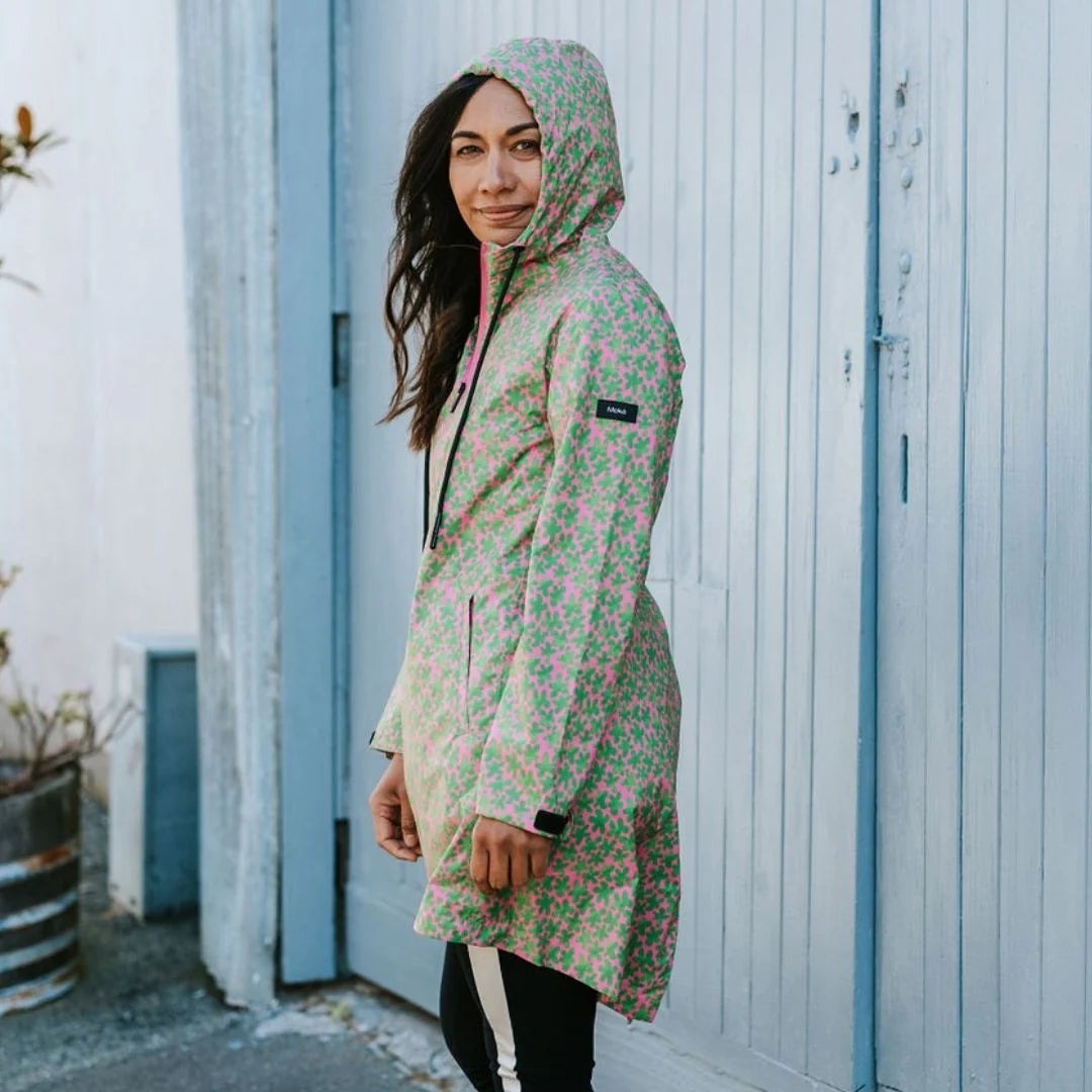 Moke Georgie Raincoat Flower Meadow Evie Kemp