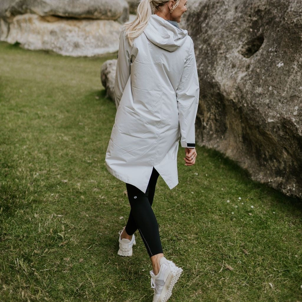 Moke Georgie Raincoat Ice Crystal