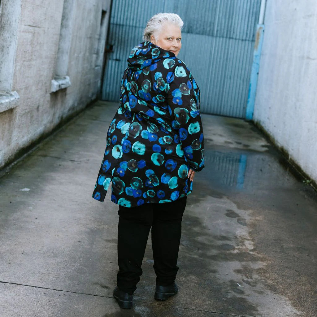 Moke Georgie Raincoat Night Bloom Evie Kemp