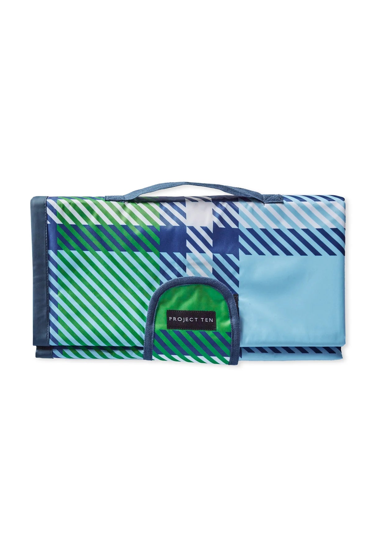 Project Ten Tartan Floral Picnic Mat