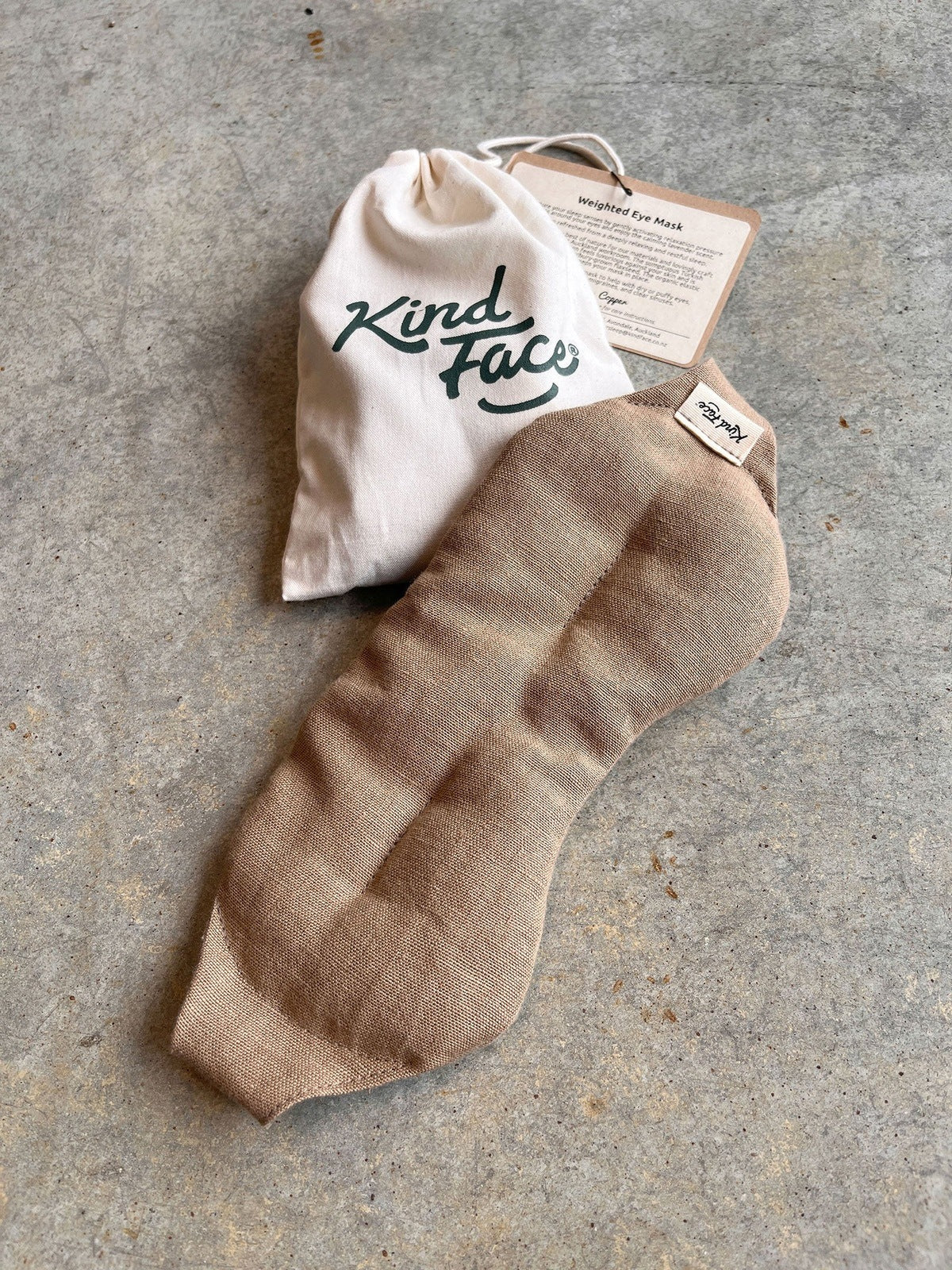 Kind Face Weighted Eye Mask Copper