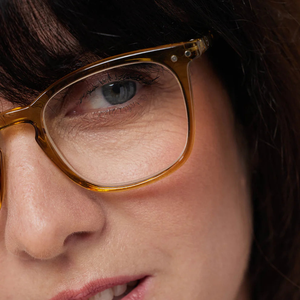 Izipizi #E Reading Glasses Golden Green