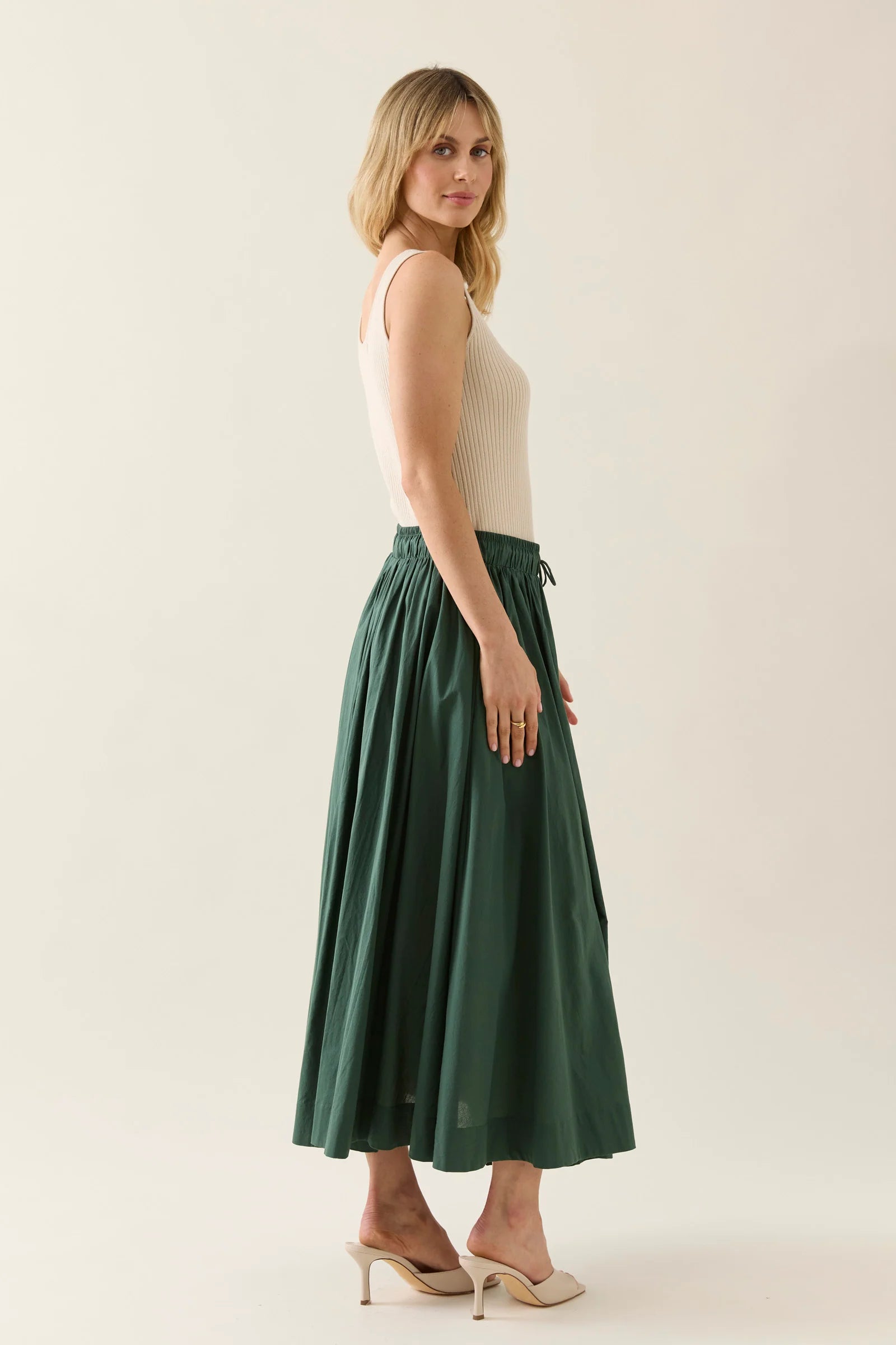 Isle of Mine Aurora Maxi Skirt Myrtle