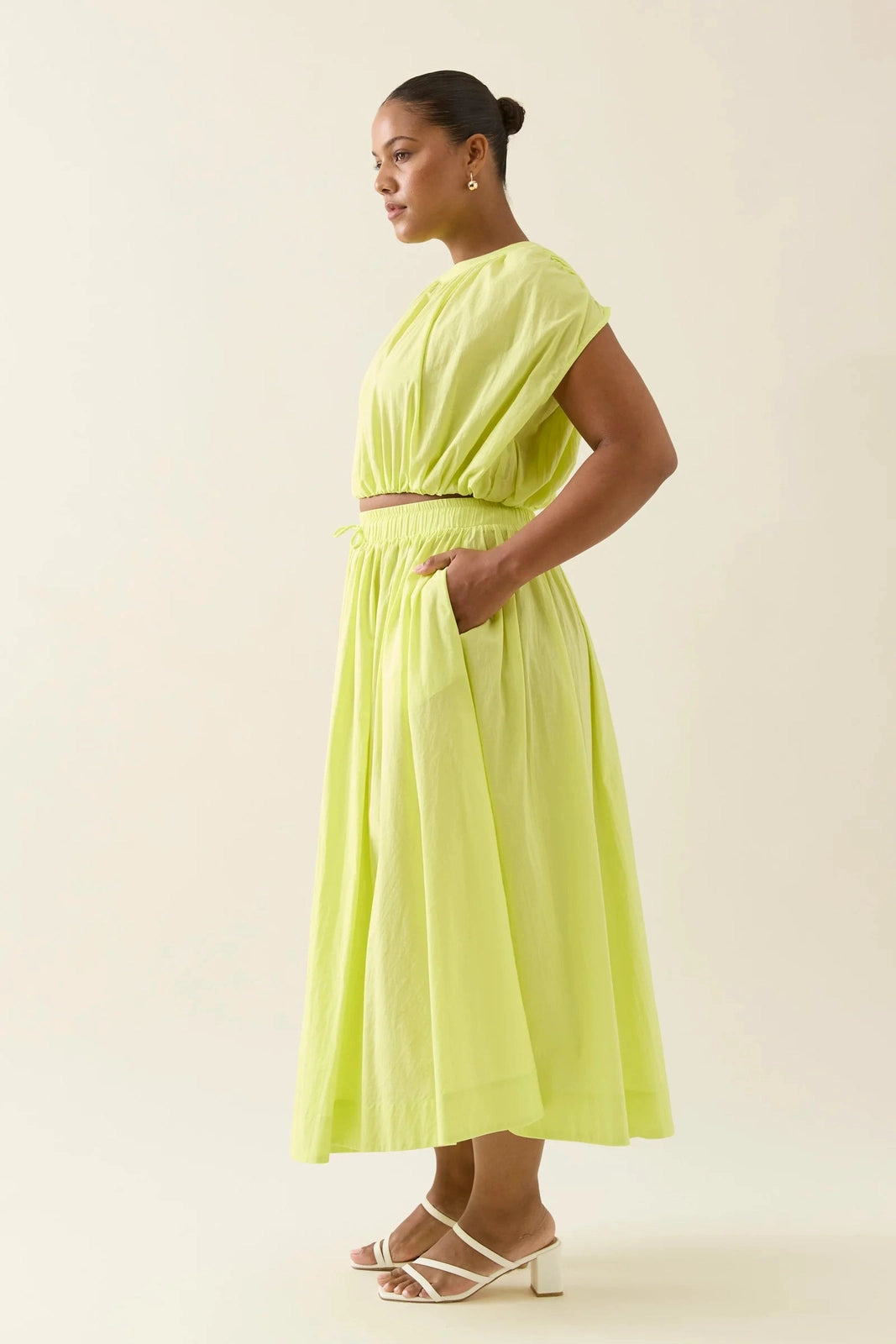 Isle of Mine Aurora Maxi Skirt Pomelo