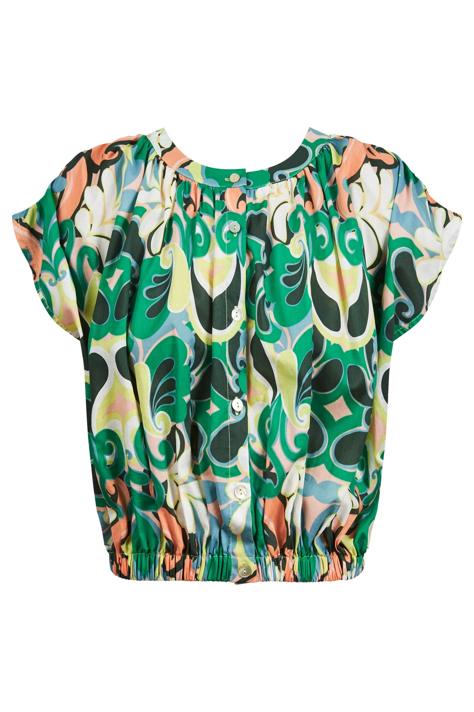 Isle of Mine Aurora Reversible Crop Top Paisley