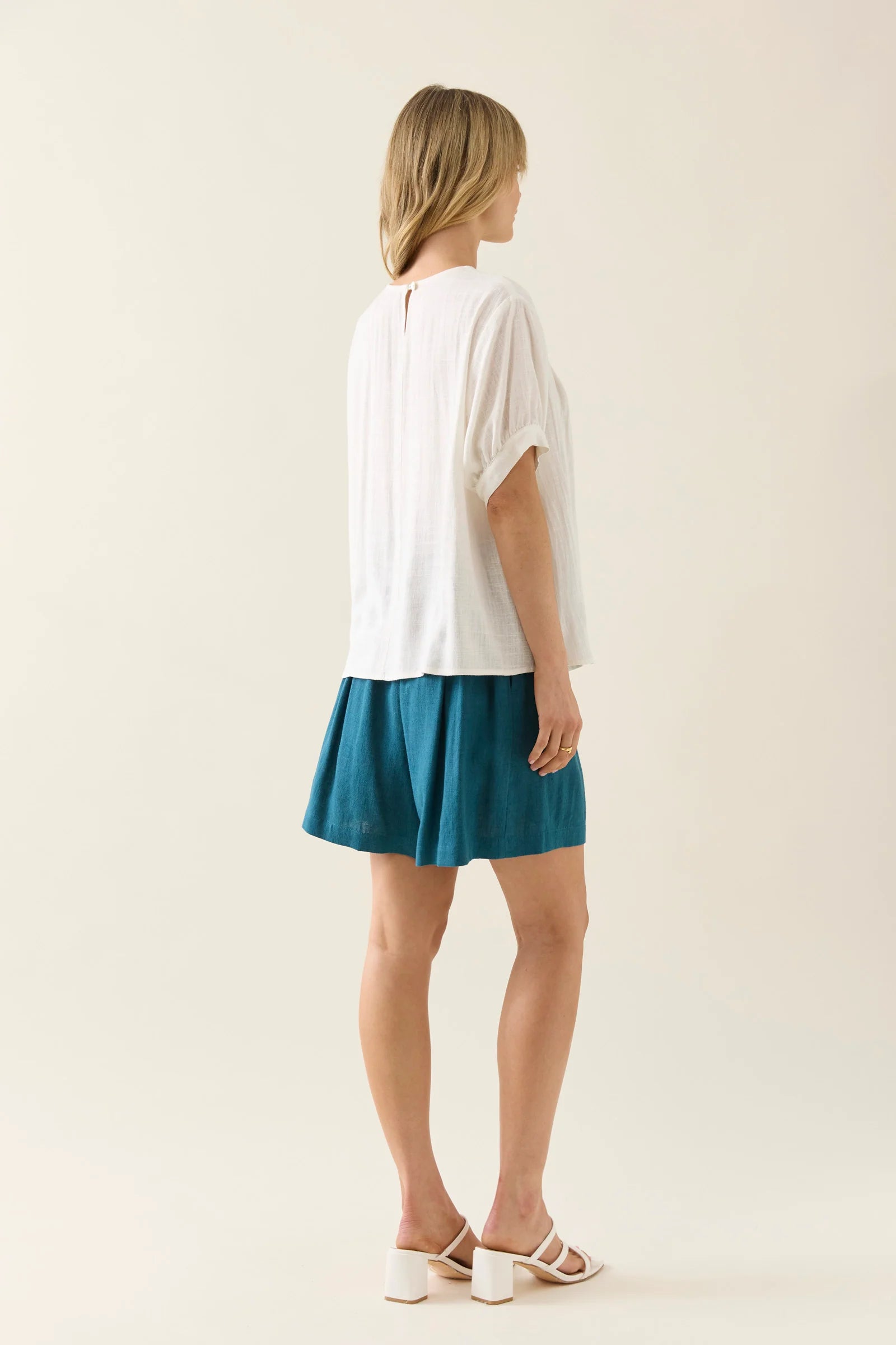 Isle of Mine Ingrid Pleat Top Lotus