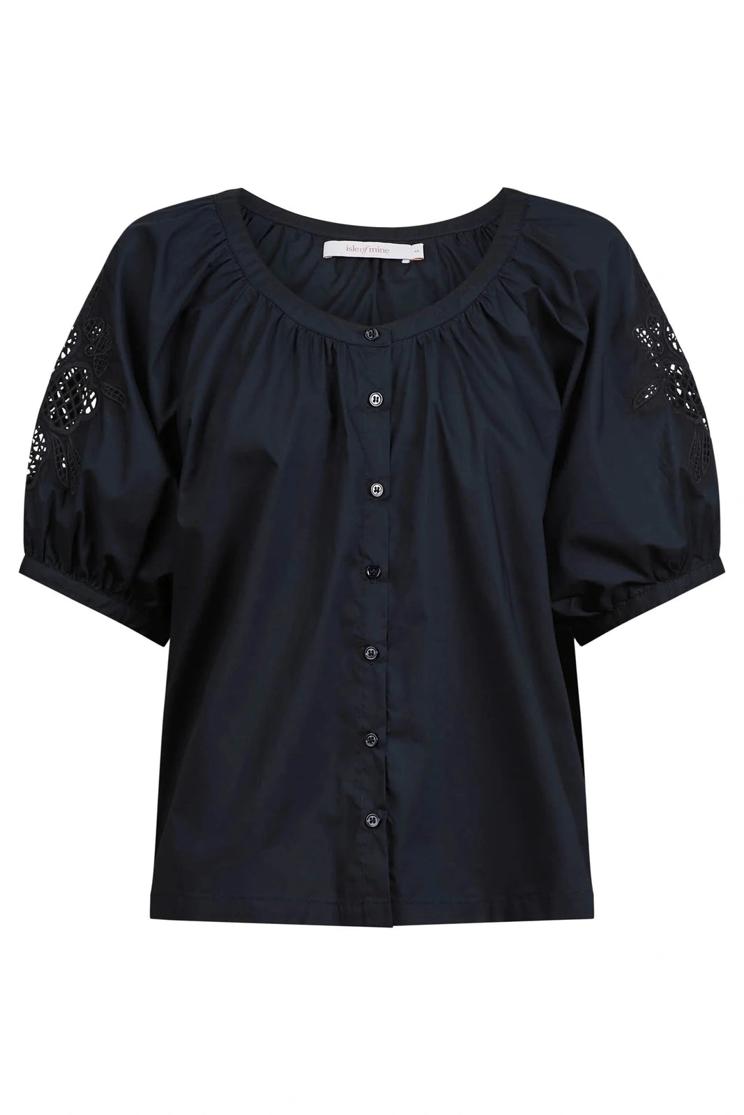 Isle of Mine Nilsa Button Top Navy