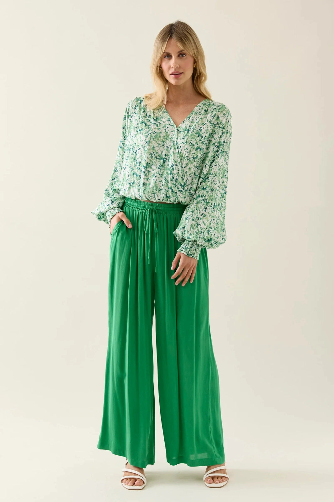 Isle of Mine Oline Cropped Top Jasmine