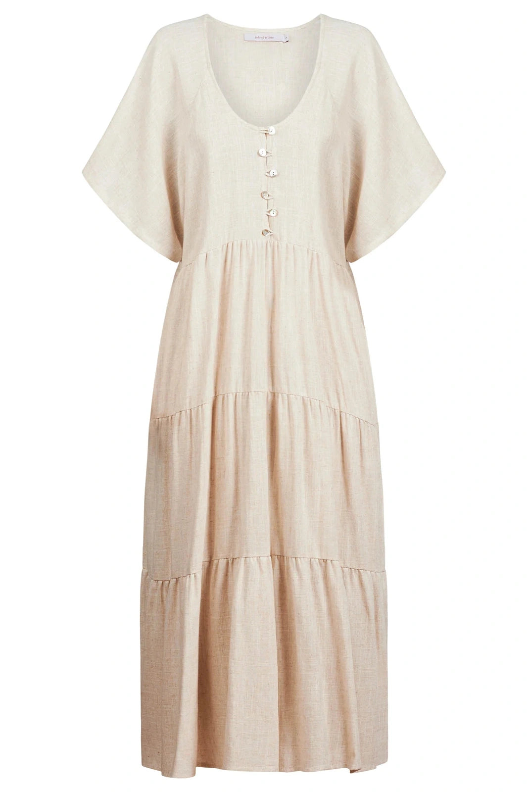 Isle of Mine Ingrid Tiered Maxi Dress Canvas