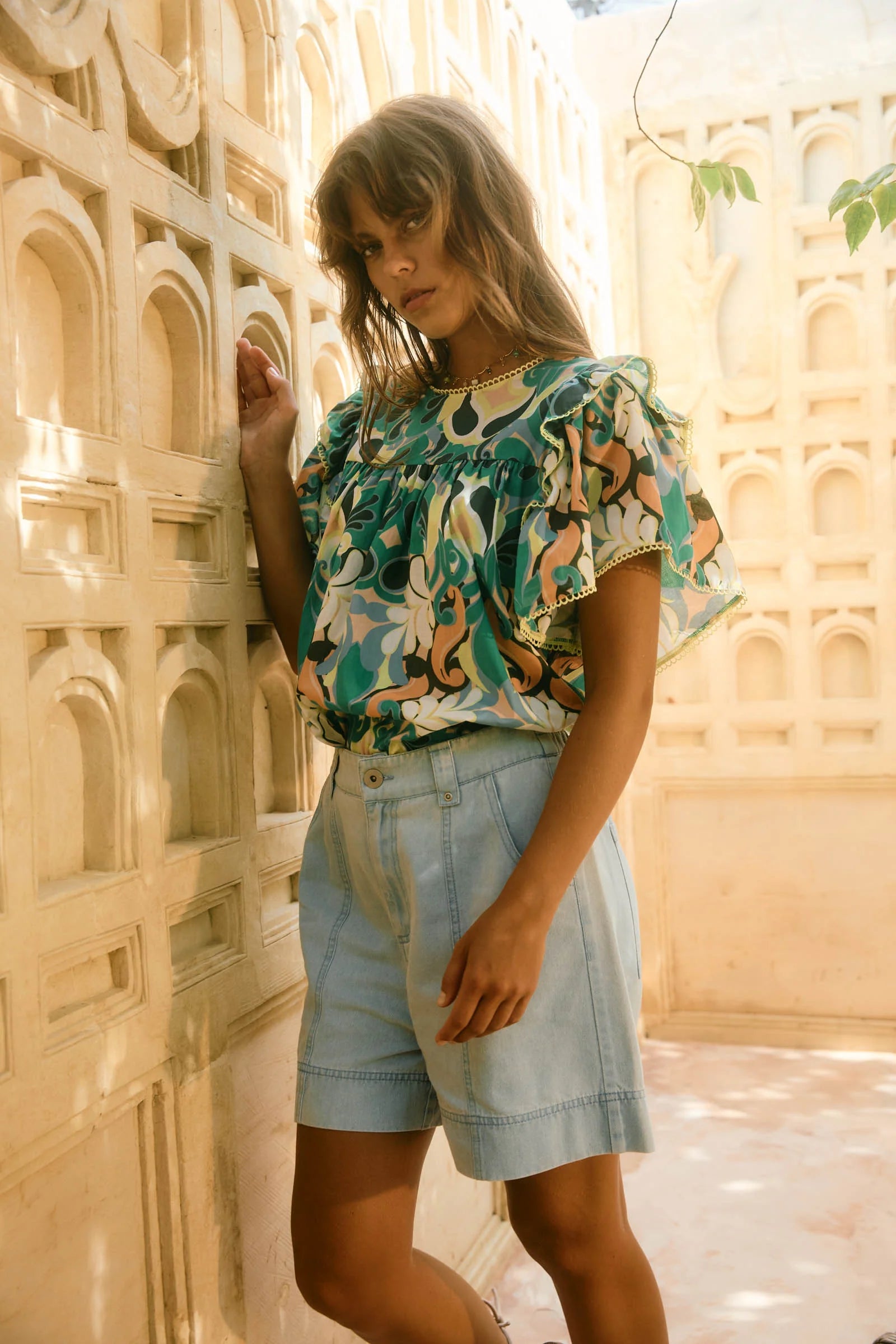 Isle of Mine Sofie Denim Short Sky