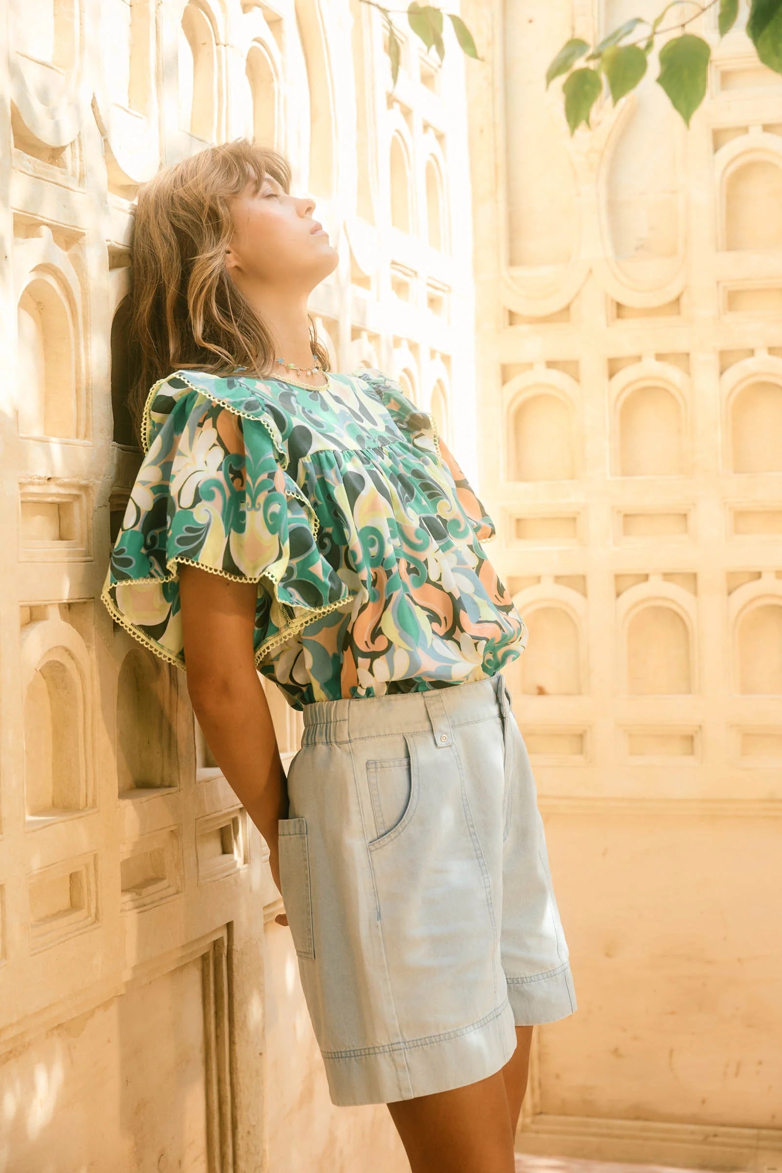 Isle of Mine Sofie Denim Short Sky