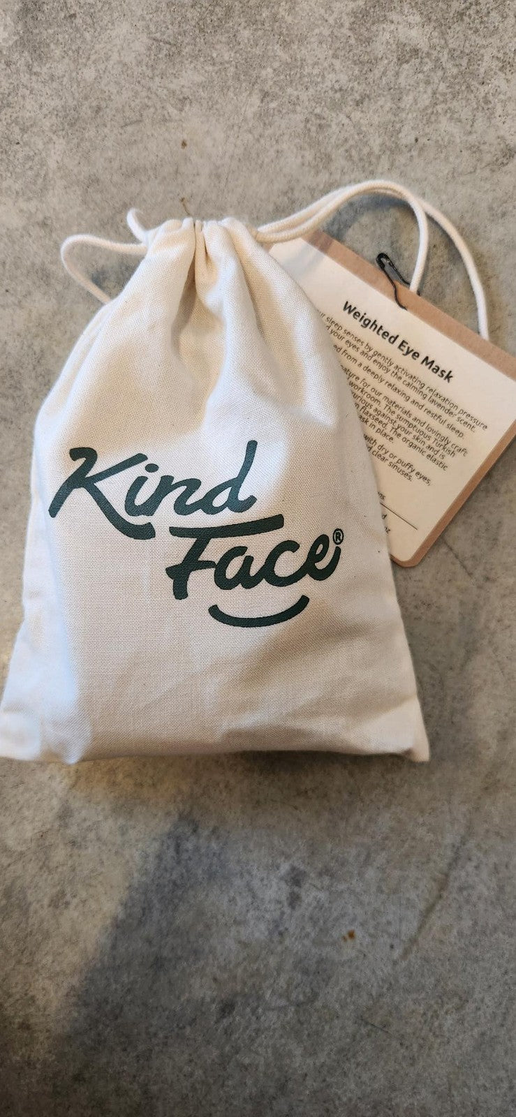 Kind Face Weighted Eye Mask Ink